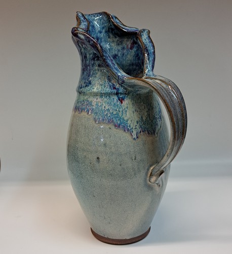 #230701 Water Pitcher, Blue $42 at Hunter Wolff Gallery